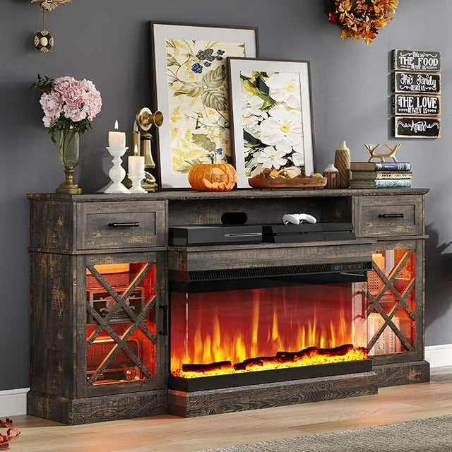 amerlife 70" Tv Stand, Farmhouse