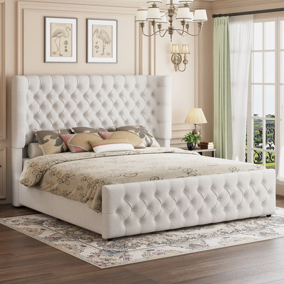 VanAcc 6.3" Thick Wrap Me Up Fluted Bed by Modern