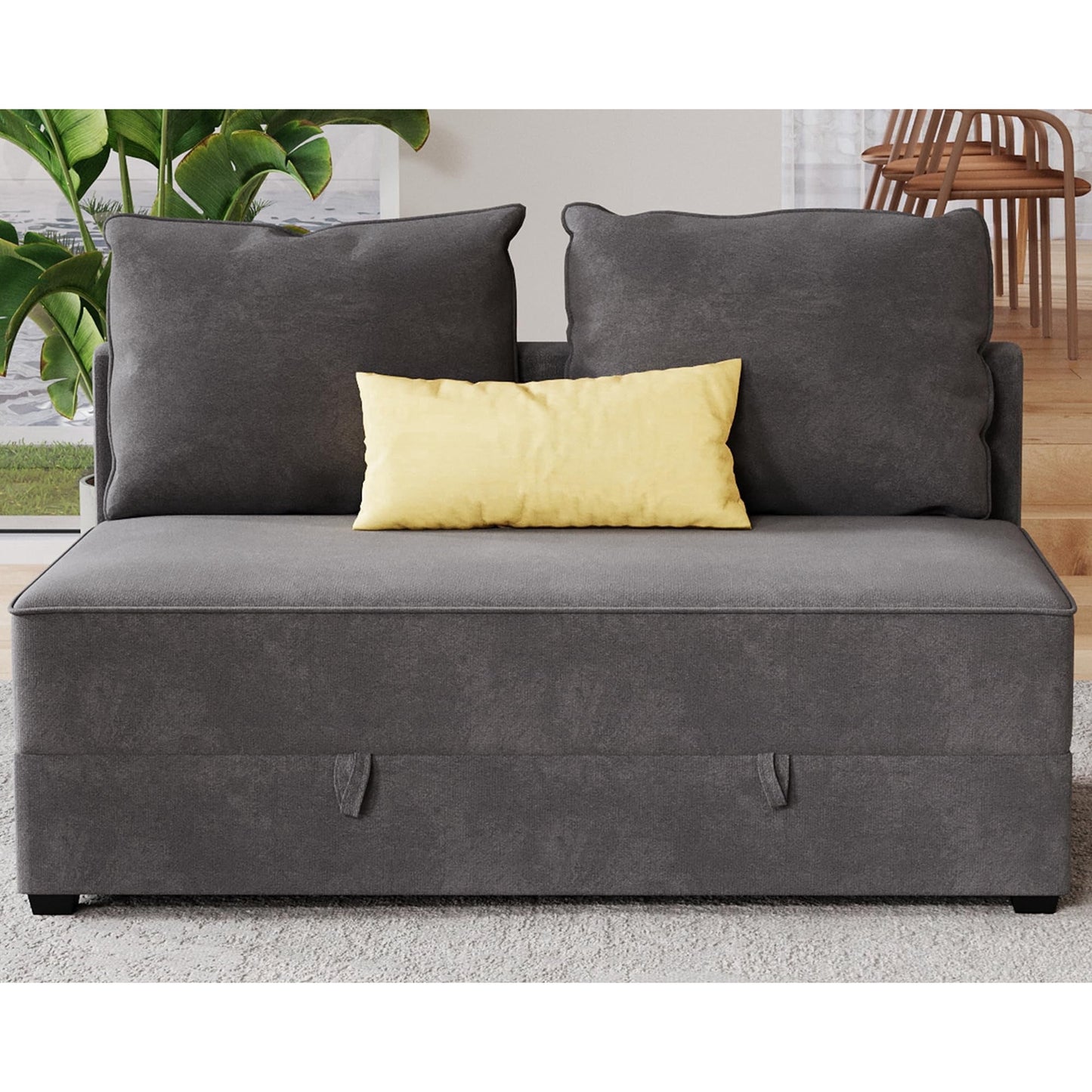 VanAcc Modular Sectional Sofa, Chair Middle Seat, Couch with Storage Sofa Couch