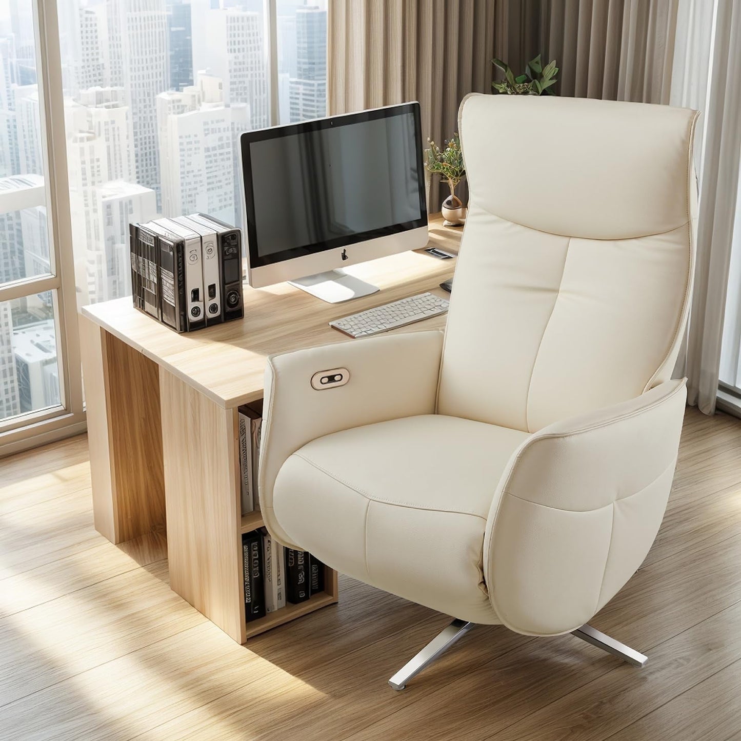 papajet Power Swivel Recliner Chair for Adults,Zero Gravity Electric Recliner for Living Room