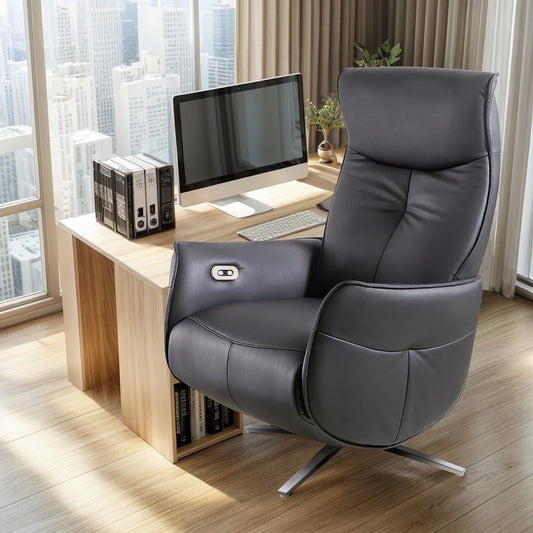 papajet Power Swivel Recliner Chair for Adults,Zero Gravity Electric Recliner for Living Room