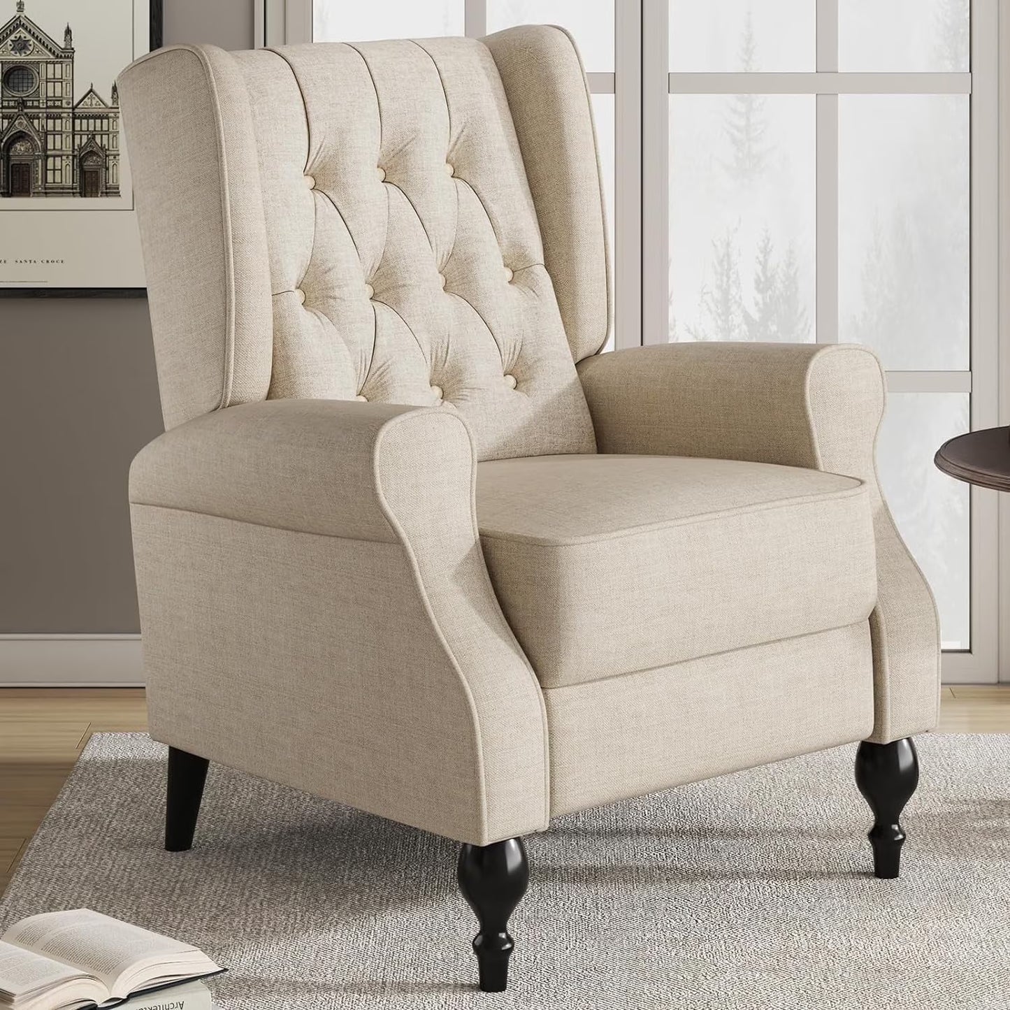 Papajet Adult Recliner Chair for Living Room, Classic Tufted, Widened Armrest and High Winback
