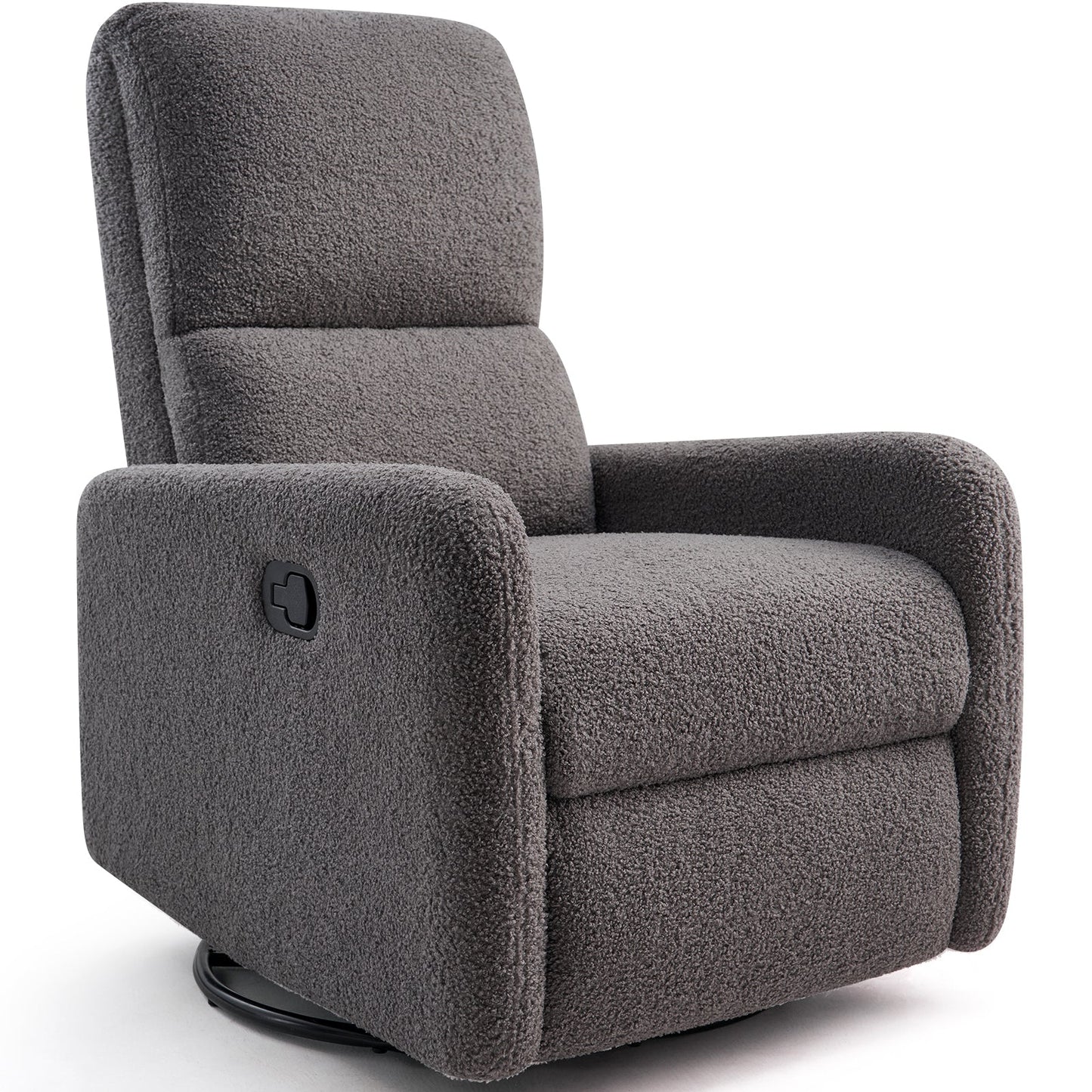 Rocker Recliner with Massage: Plush Modern Single Sofa with High Back for Nursery or Living Room