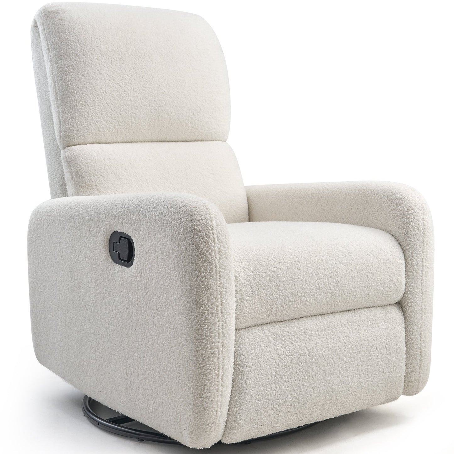 Rocker Recliner with Massage: Plush Modern Single Sofa with High Back for Nursery or Living Room