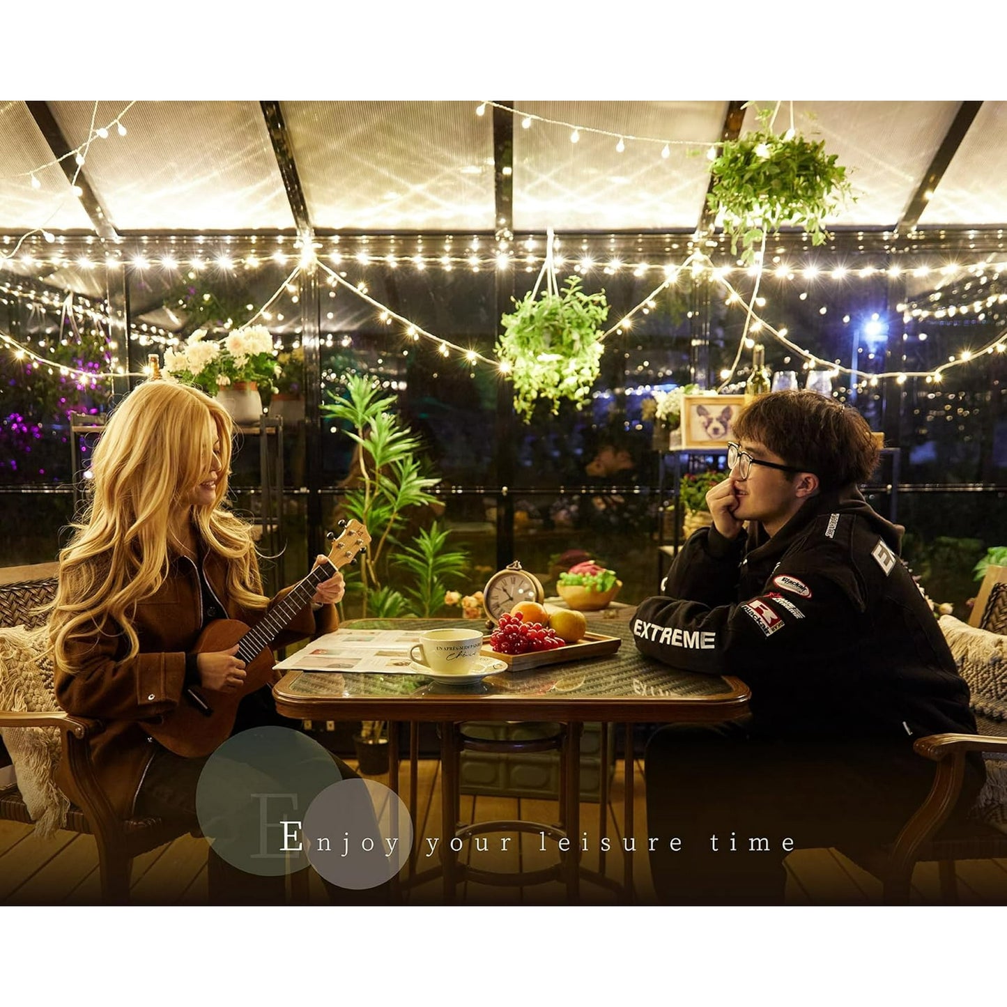 Jocisland 14x9.5x9 ft Hybrid Polycarbonate Greenhouse- Outdoor with Quick Connect Fittings