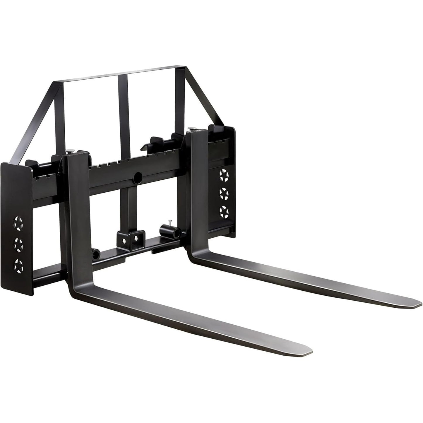 Jocisland 45" Pallet Fork for Tractor, Skid Steer Attachment with 45" Fork Blades for Factory or Warehouse Transportation, Load Capacity 2500 LBS, Black