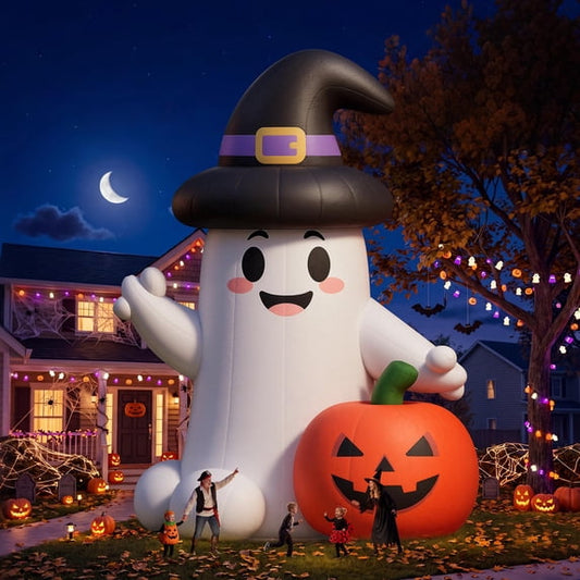 Jocisland Halloween Inflatable Decoration Giant with Blower, Commercial, LED Lights Not Included, Holiday Party Decor