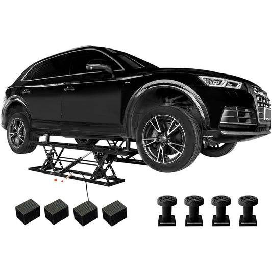 Jocisland Portable Car Lift, Capable of Lifting 7000 LBS Quick Jack with a Maximum Height of 28", Car Lifts for Home Garage and shop