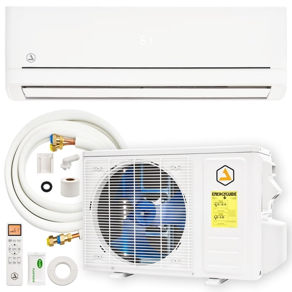 Merluxy Mini Split Air Conditioner and Heater, Inverttuer Energy-Efficient AC with Self-Cleaning