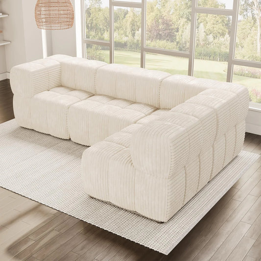 Modular Sectional Sofa Couch Chaise Lounge Cloud Sofa Set for Living Room