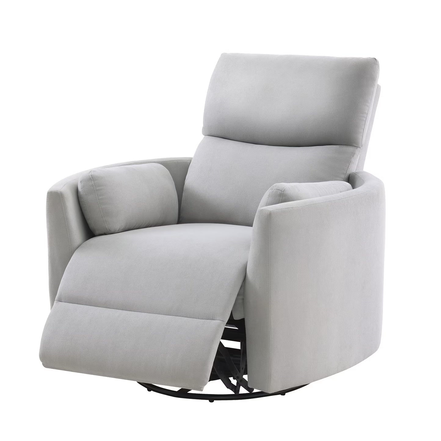 Merluxy Power Swivel Recliner Chair with USB Charging & 2 Pillows, Glider Rocker for Nursery and Living Room