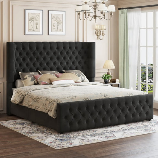 VanAcc 6.3" Thick Wrap Me Up Fluted Bed by Modern
