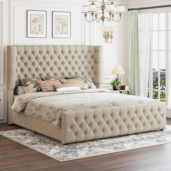 VanAcc 6.3" Thick Wrap Me Up Fluted Bed by Modern