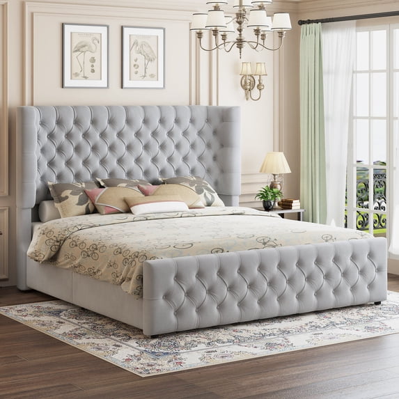 VanAcc 6.3" Thick Wrap Me Up Fluted Bed by Modern