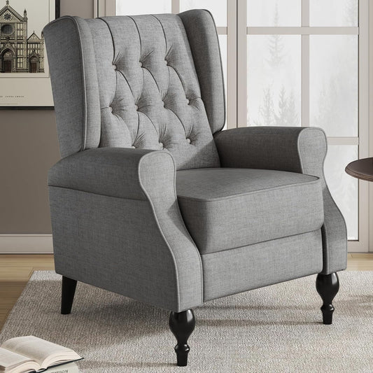 papajet Adult Recliner Chair for Living Room, Classic Tufted, Widened Armrest and High Winback